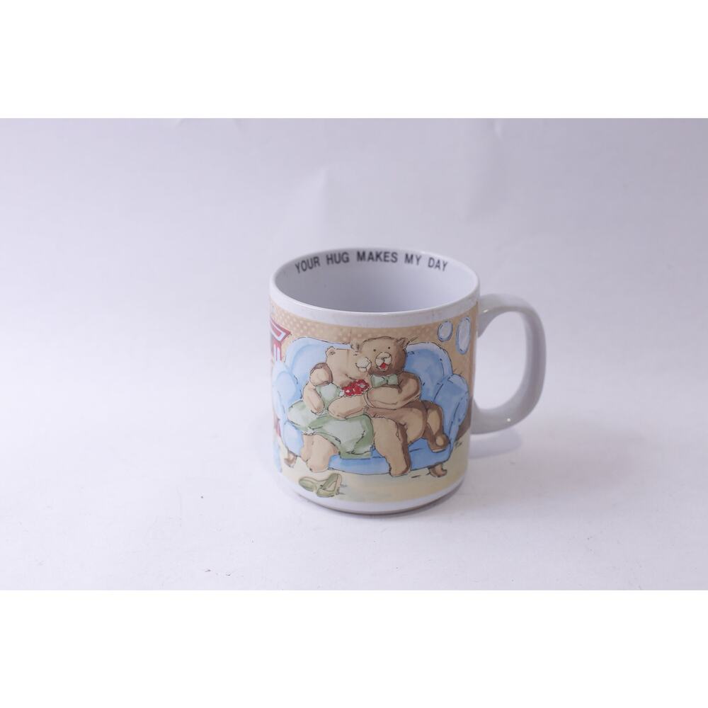 Lovable Bears, Message Mug, Your Hug Makes My Day, New Trends, Novelty Cup,